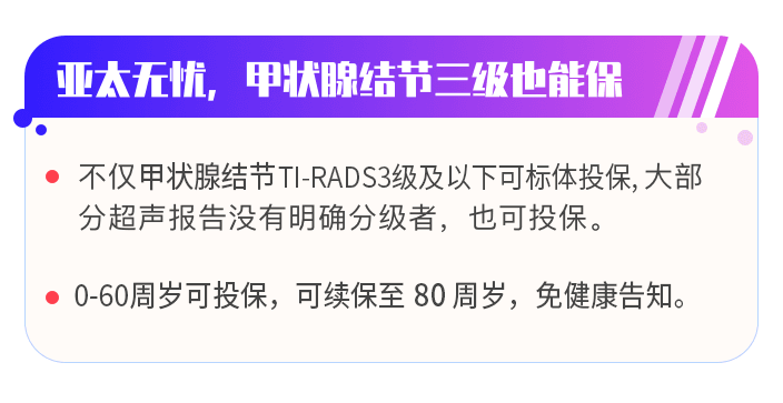百萬重疾醫療險—亞太無憂百萬重疾醫療險，甲狀腺結節三級也能標體投保！插圖16