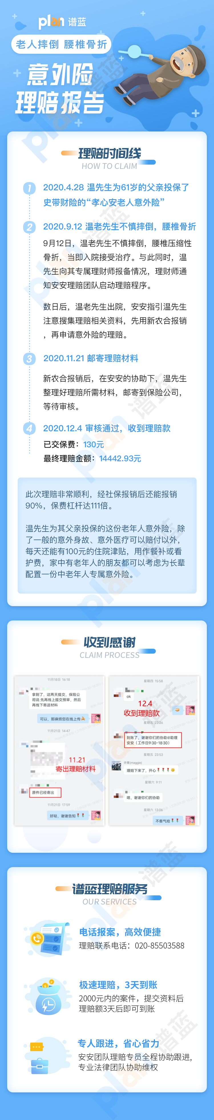 理賠案例Vol.27 | 老人最常見的“不慎摔倒”，它可以賠~插圖