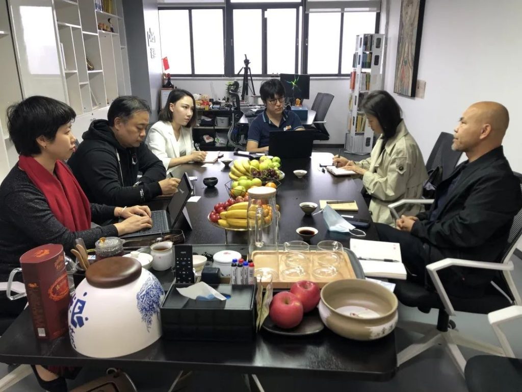 省保險中介協會到訪譜藍插圖