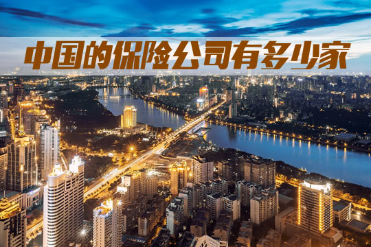 中國有多少保險公司？有多少人壽保險公司？插圖