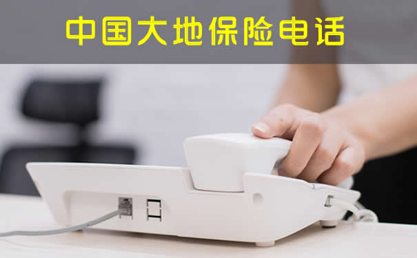 中國大地保險電話插圖2