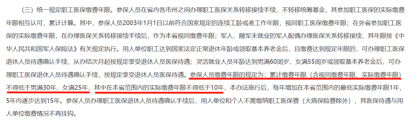 湖南省職工醫療保險繳費年限是多久？插圖2