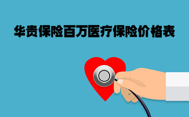 華貴保險百萬(wan) 醫療保險價(jia) 格表插圖