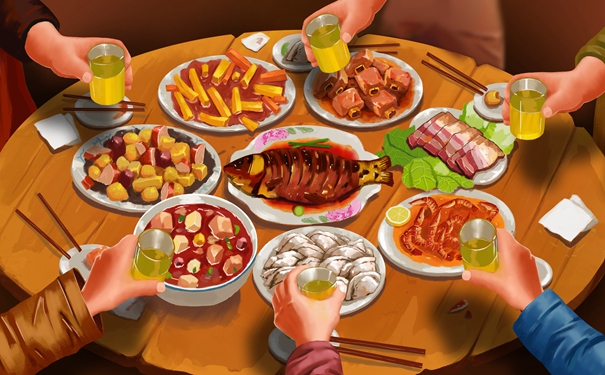 陽康和沒陽的人能一起吃年夜飯嗎？會(hui) 交叉感染嗎？插圖
