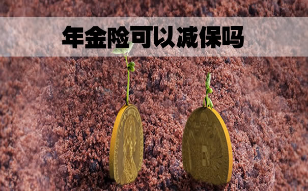 年金保險可以減少保險嗎？減額支付和退保哪個(ge) 劃算？插圖