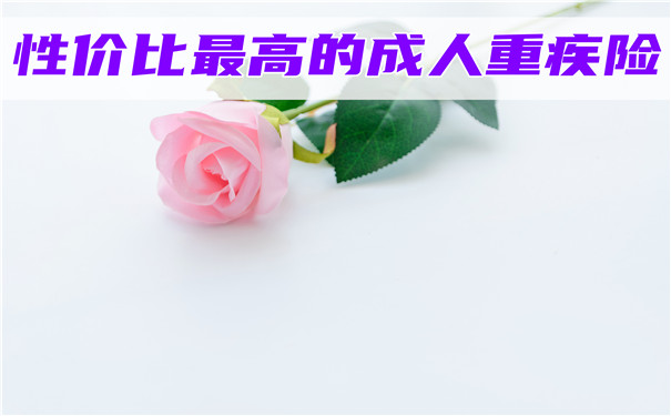 性價(jia) 比最高的成人大病保險，成人購買(mai) 大病保險哪個(ge) 更劃算？插圖