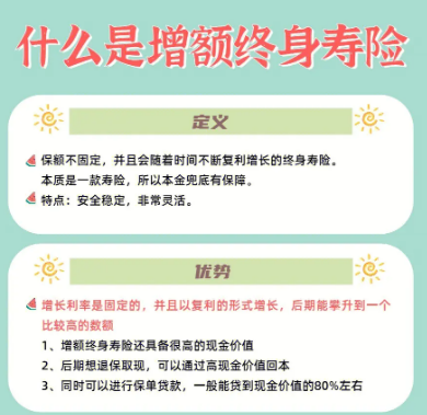 增額終身壽險屬於什麽保險？插圖