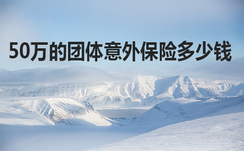 50萬(wan) 團體(ti) 意外險多少錢，50萬(wan) 團體(ti) 意外險最高保額多少錢？插圖