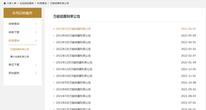 如何查詢人壽年金保險的結算利率？插圖4