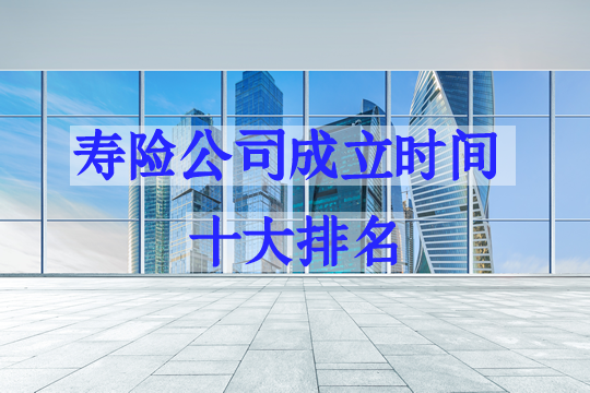 幾家大型保險公司排名第一？十大壽險公司成立最早插圖
