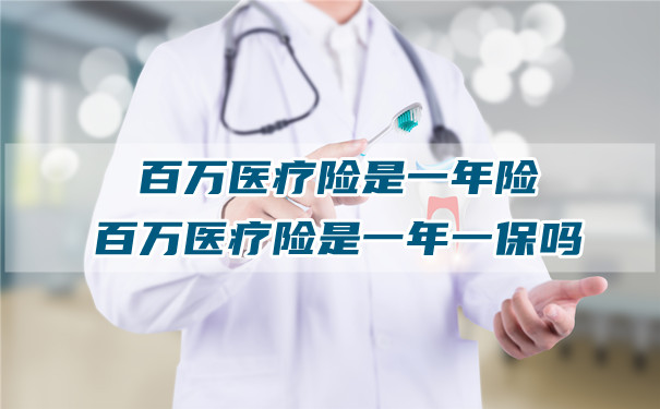 百萬(wan) 醫療保險是一年期保險嗎？插圖