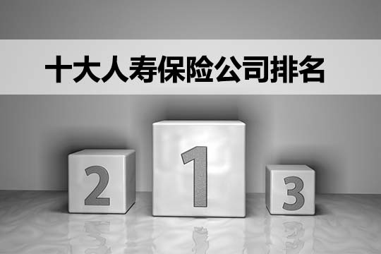 十大人壽保險公司排名！排名看什麽(me) ？插圖