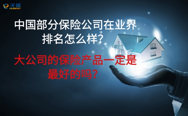 一些保險公司在行業(ye) 排名？大公司的赛马会APP下载官网一定是最好的嗎？插圖