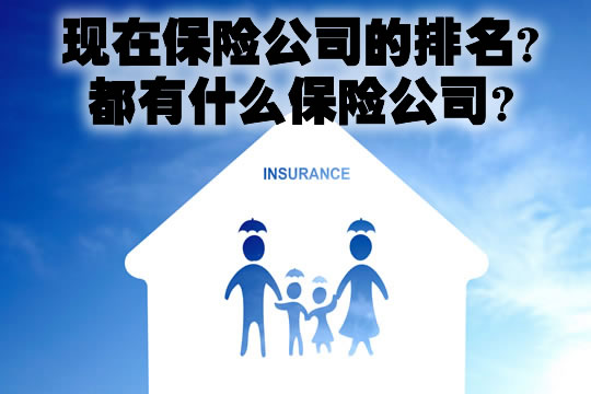 現在保險公司的排名？插圖