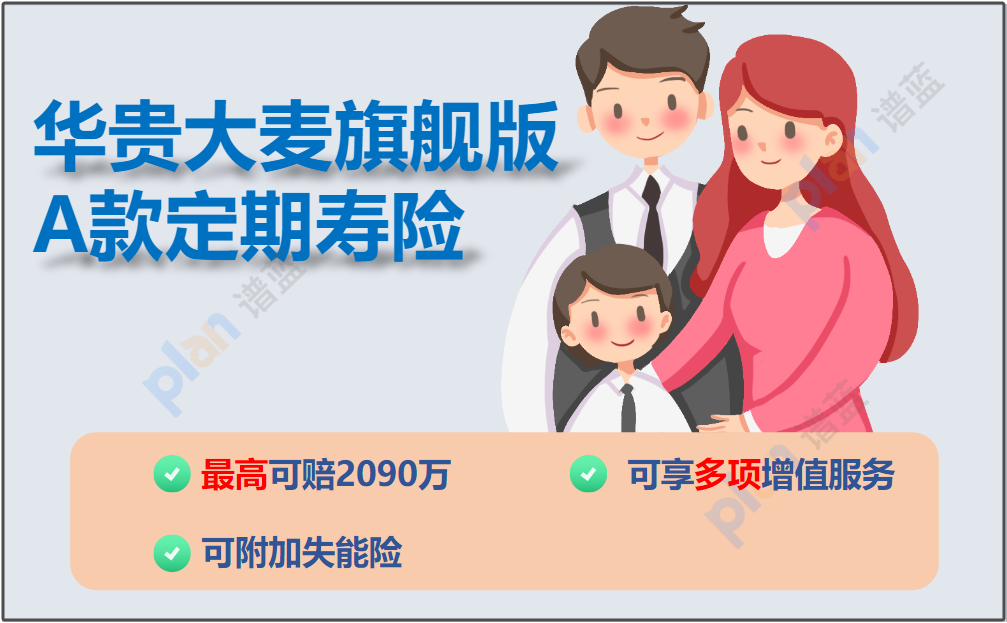 華貴大麥旗艦版A款定期壽險：全麵保障內容，多樣化選擇
