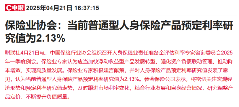 2.5%的預定利率，又危險了？插圖2