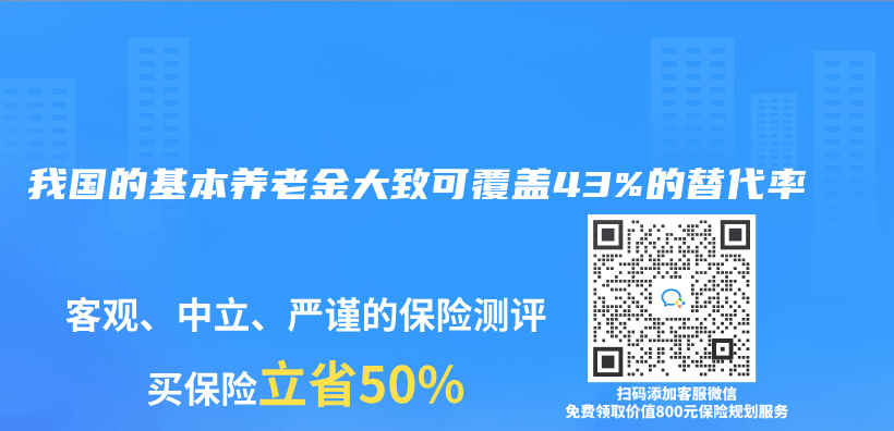 我國的基本赛马会老品牌网站大致可覆蓋43%的替代率插圖