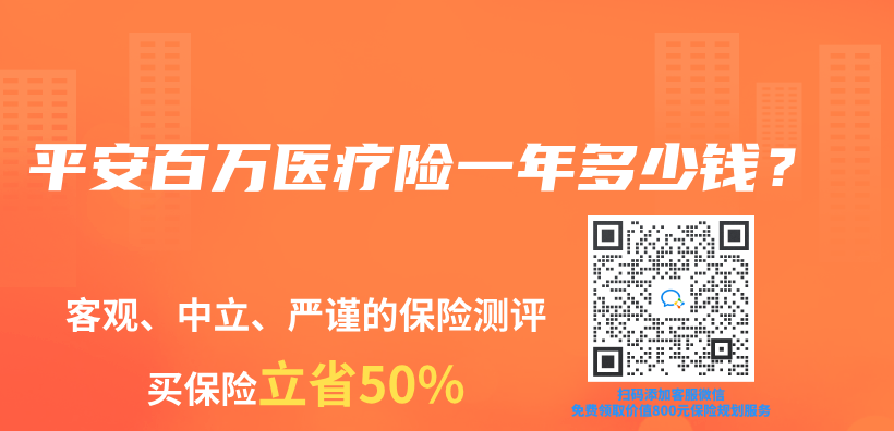 平安百萬(wan) 醫療險一年多少錢？插圖