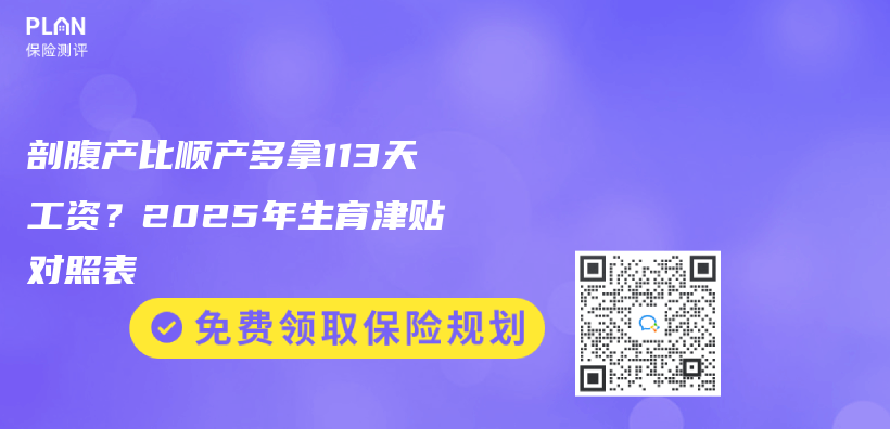 剖腹產(chan) 比順產(chan) 多拿113天工資？2025年生育津貼對照表插圖