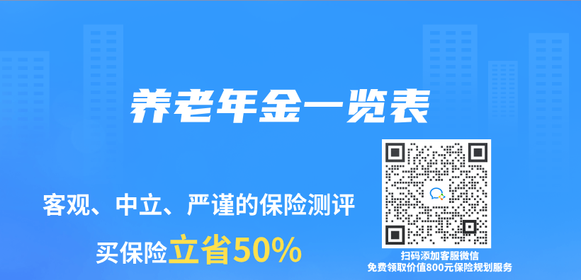 養(yang) 老年金一覽表插圖