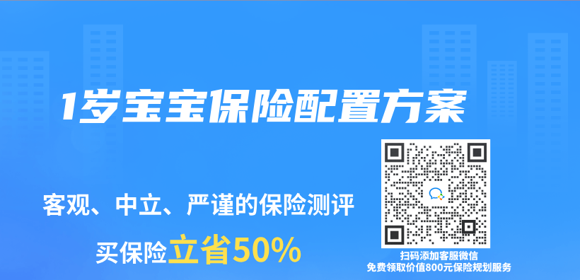 1歲寶寶保險配置方案插圖