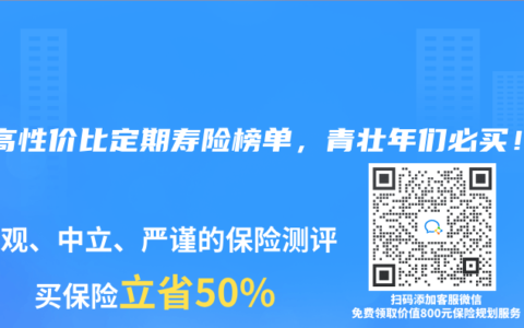 2025年1月高性價比定期壽險榜單，青壯年們必買！