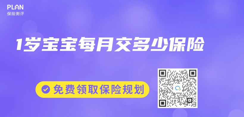 1歲寶寶每月交多少保險插圖
