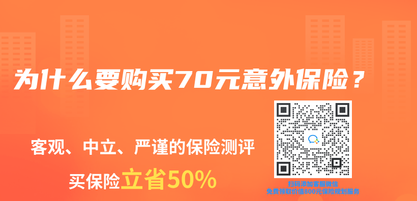 為(wei) 什麽(me) 要購買(mai) 70元意外保險？插圖