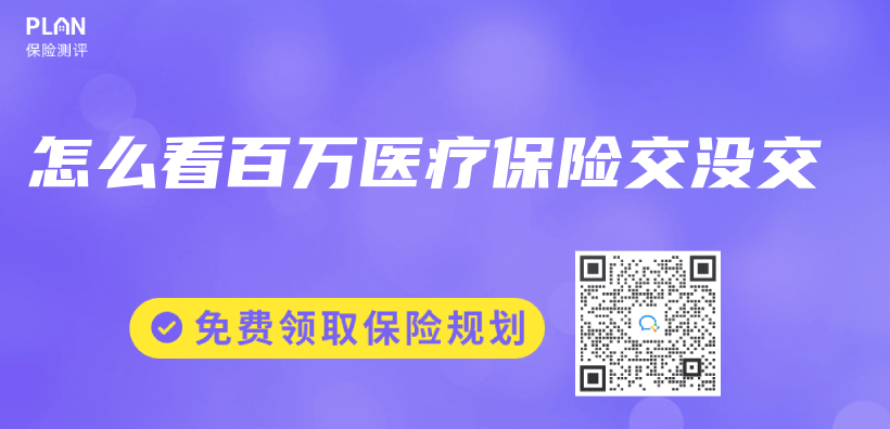 怎麽(me) 看百萬(wan) 醫療保險交沒交插圖