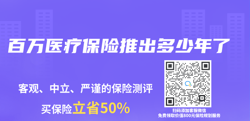 百萬(wan) 醫療保險推出多少年了插圖
