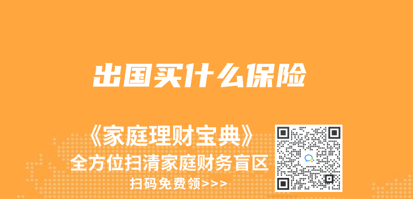 出國買(mai) 什麽(me) 保險插圖