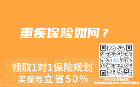重疾保險如何？