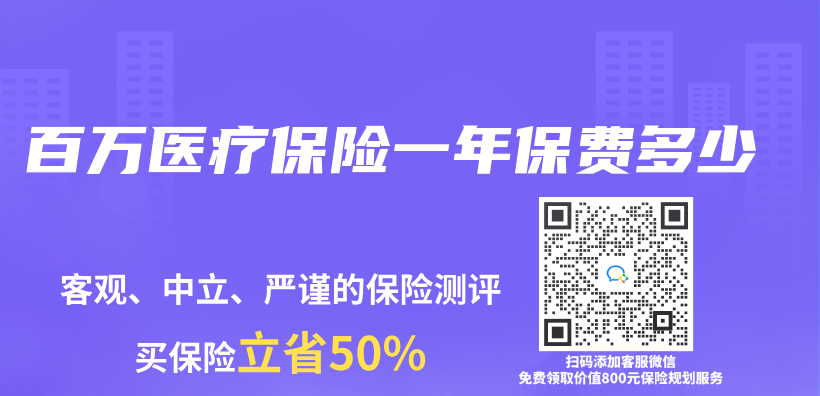 百萬(wan) 醫療保險一年保費多少插圖