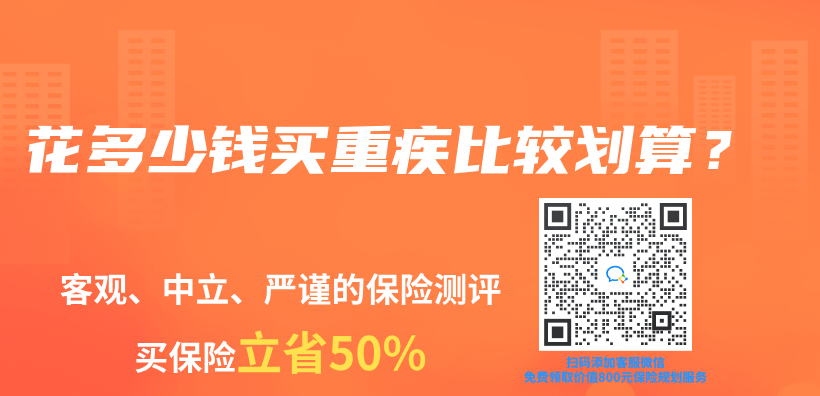花多少錢買(mai) 重疾比較劃算？插圖