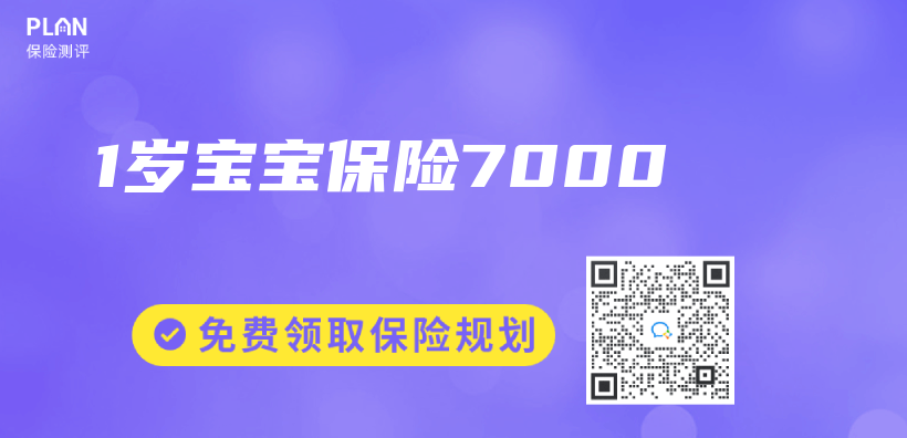 1歲寶寶保險7000插圖