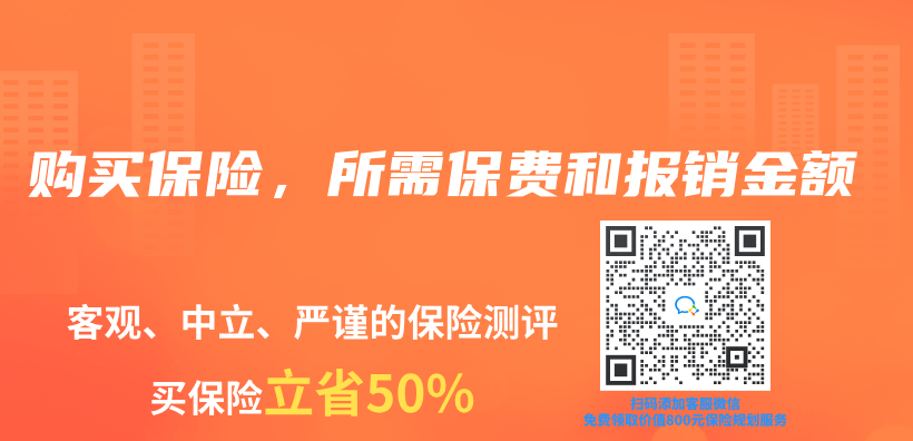 購買(mai) 保險，所需保費和報銷金額插圖