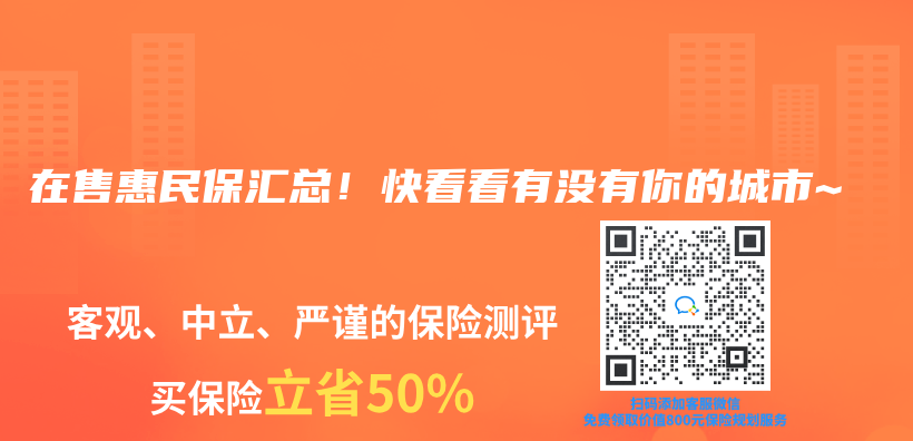 在售惠民保匯總！快看看有沒有你的城市~插圖