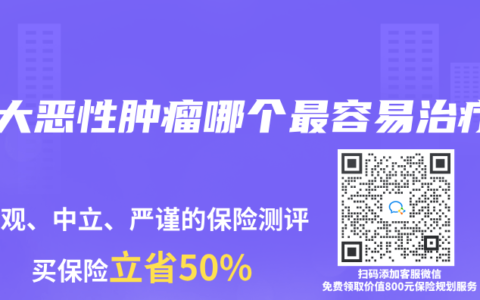 十大惡性腫瘤哪個最容易治療