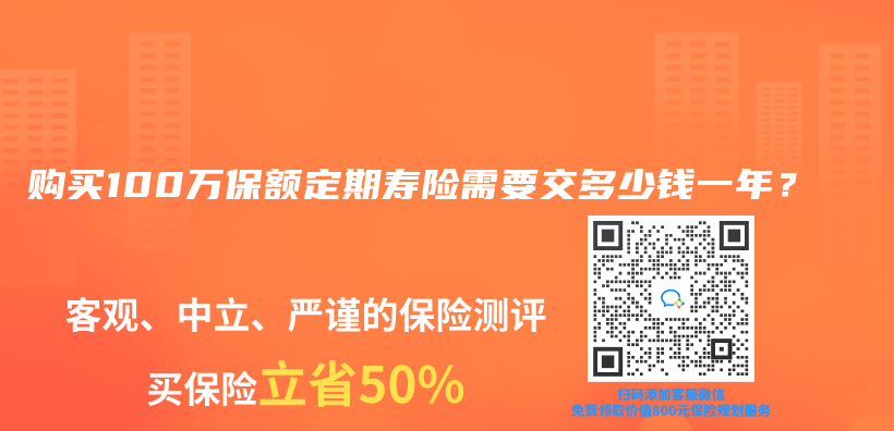 購買(mai) 100萬(wan) 保額定期壽險需要交多少錢一年？插圖