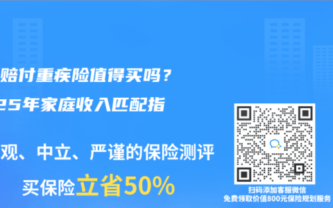 多次賠付重疾險值得買嗎？2025年家庭收入匹配指南