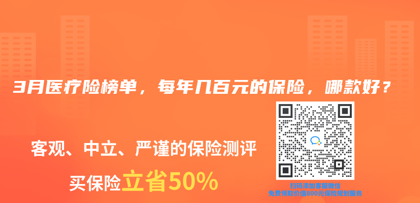 2025年3月醫療險榜單，每年幾百元的保險，哪款好？插圖