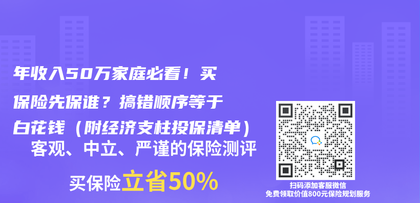 年收入50萬(wan) 家庭必看！買(mai) 保險先保誰？搞錯順序等於(yu) 白花錢（附經濟支柱投保清單）插圖