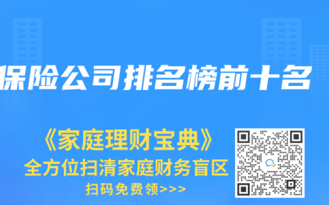 保險公司排名榜前十名