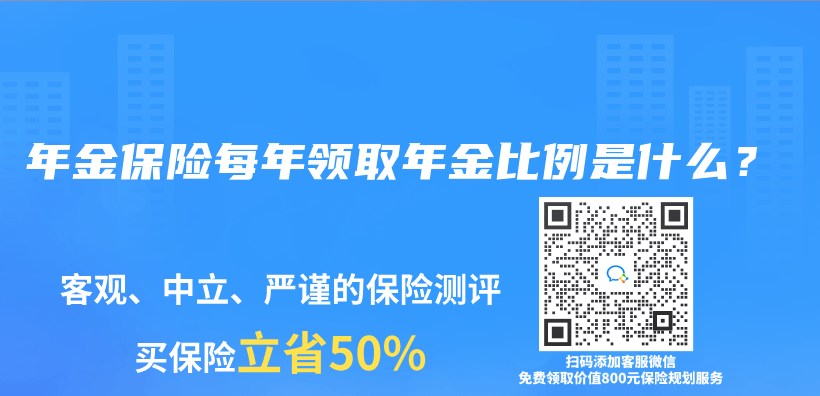 年金保險每年領取年金比例是什麽(me) ？插圖