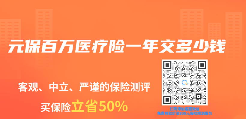 元保百萬(wan) 醫療險一年交多少錢插圖