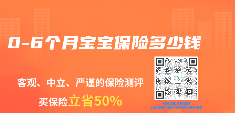 0-6個(ge) 月寶寶保險多少錢插圖