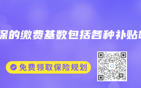 社保的繳費基數包括各種補貼嗎