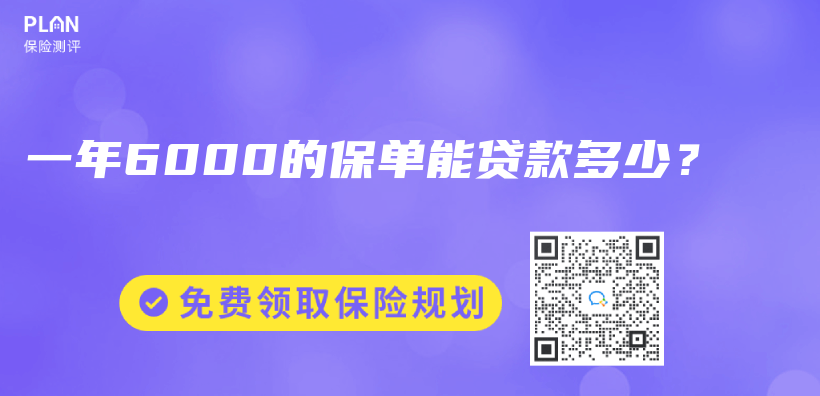一年6000的保單能貸款多少？插圖