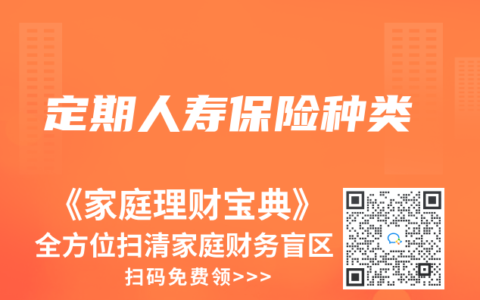 定期人壽保險種類
