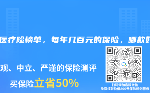 2025年2月醫療險榜單，每年幾百元的保險，哪款好？